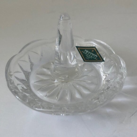 Shannon Crystal Glass Ring Jewelry Holder Display Stand - Picture 9 of 11